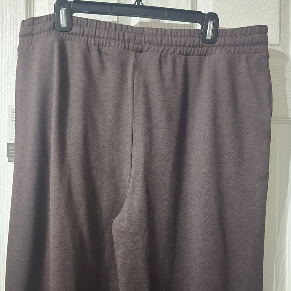 NWT Vuori Halo Essential Wide Leg Lounge Pants in Java Heather, Size XXL. - Picture 8 of 14